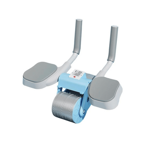 Abdominal Silence Ab Roller Exercise Wheel With Timing - Adjustable Resistance, Portable