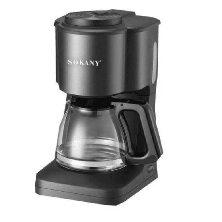 Stainless Steel Coffee Maker Machine - 6 Cup, Safety System, Easy Operation
