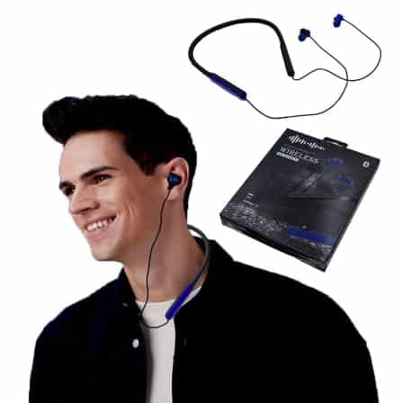Sport Bluetooth Earphones - Sweatproof, Secure Fit, 4Hr Battery